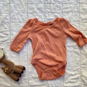 GAP Shirts & Tops - Peachy GAP onesie size:0-3mos. GAP Shirts & Tops - Peachy GAP onesie size:0-3mos.